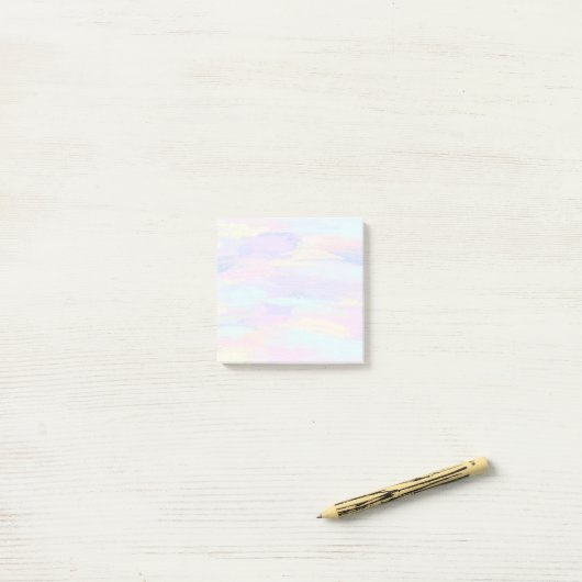 Post-it® Notes post-it Pastel Paint Strokes (Sur un bureau)