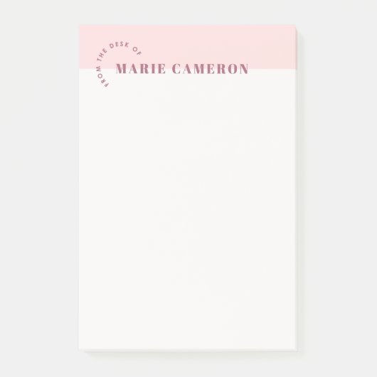 Post-it® Notes Post-it Pastel simples - Rose (Devant)
