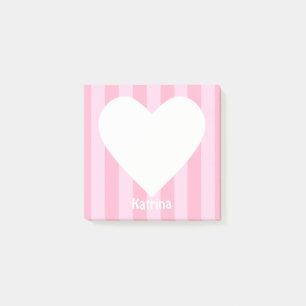 Post-it® Notes Post-it personnalisées Cute Kawaii Heart Pin