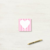Post-it® Notes Post-it personnalisées Cute Kawaii Heart Pin (Sur un bureau)