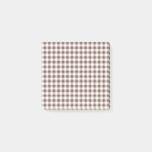 Post-it® Notes post-it Plum Buffalo Plaid pour notes stylis (Devant)