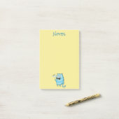 Post-it® Notes post-it pour chat et marguerite (Sur un bureau)