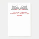 Post-it® Notes post-it pour les amateurs de livres (Devant)