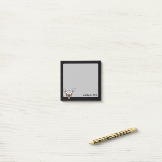 Post-it® Notes post-it pour les oiseaux celtiques (Sur un bureau)