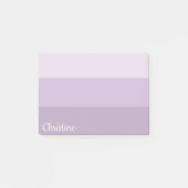 Post-it® Notes post-it purple Ombre rayées (Devant)