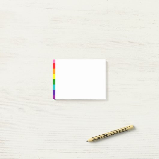 Post-it® Notes post-it Retro Rainbow 8 Pride (Sur un bureau)