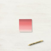 Post-it® Notes post-it rouge poussiéreuses rose (Sur un bureau)