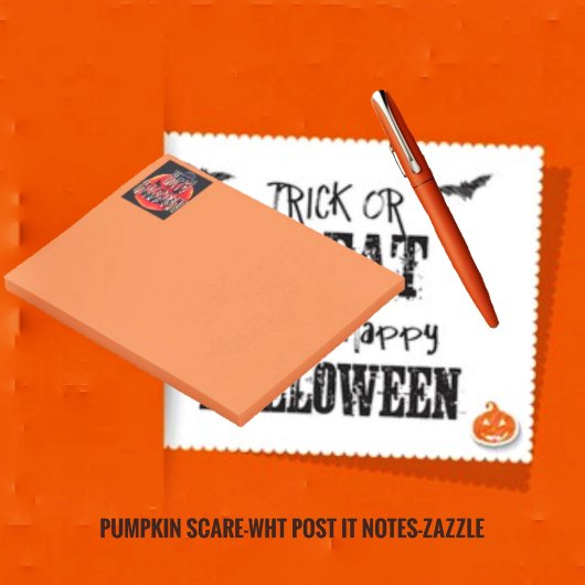 Post-it® Notes post-it Scare-Wht citrouille