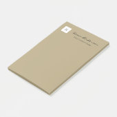 Post-it® Notes post-it simples en noir et en bronze (Incliné)