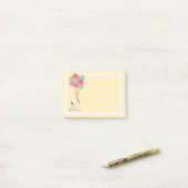 Post-it® Notes post-it Snoopy and Balloons (Sur un bureau)