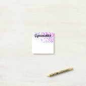 Post-it® Notes post-it - Stars rose et bleu Gymnastique (Sur un bureau)