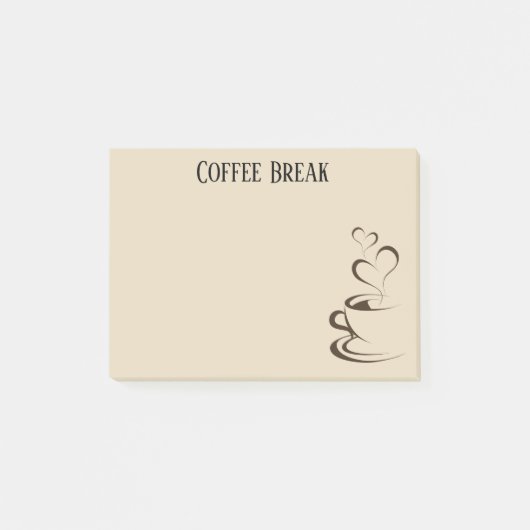 Post-it® Notes post-it sur la pause café (Devant)