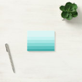 Post-it® Notes post-it turquoises Ombre Stripes (Bureau)