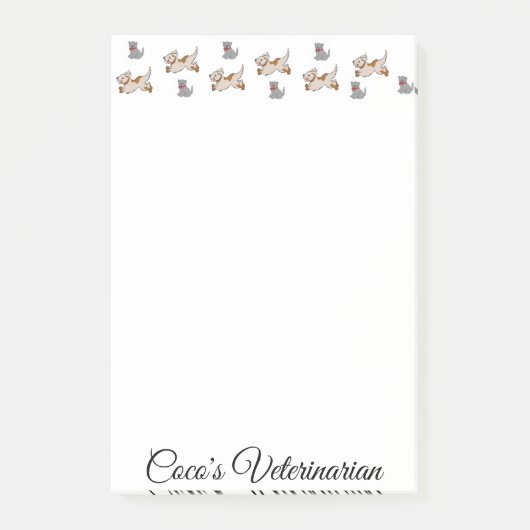 Post-it® Notes post-it Vétérinaire (Devant)