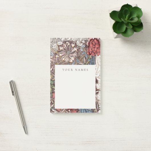 POST-IT® NOTES POST-IT : WILLIAM MORRIS HONEYSUCKLE + TULIP (Bureau)