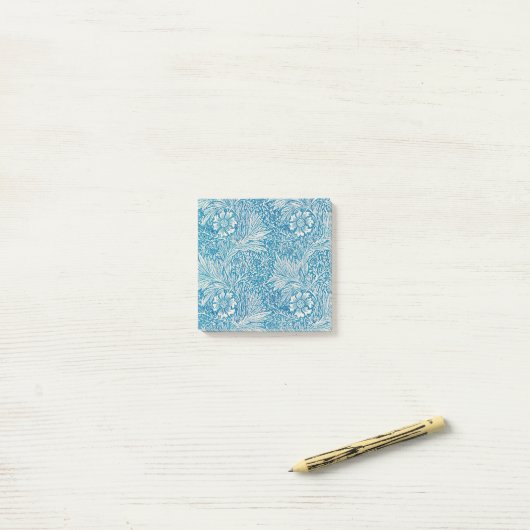 POST-IT® NOTES POST-IT : WILLIAM MORRIS : MARIGOLD (Sur un bureau)