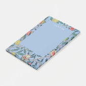 POST-IT® NOTES POST-IT : WILLIAM MORRIS "POMEGRANAT BLEU" (Incliné)