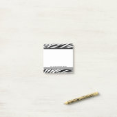 Post-it® Notes post-it Zebra personnalisées (Sur un bureau)
