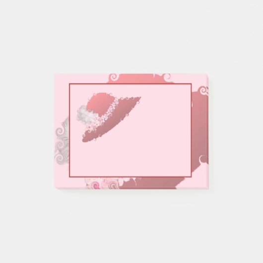 Post-it® Notes postales Casquettes rouges (Devant)