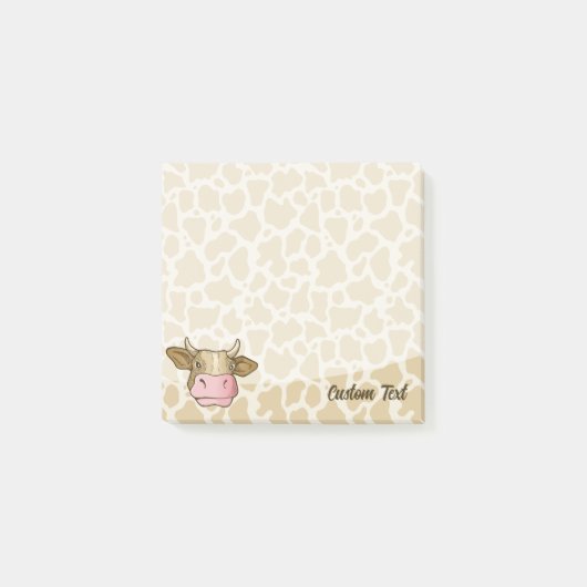 Post-it® Notes postales de la tête de vache (Devant)