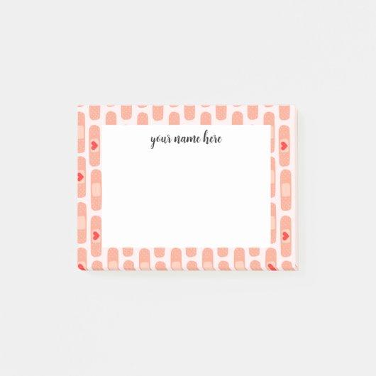 Post-it® Notes postales de l'infirmière personnalisée (Devant)