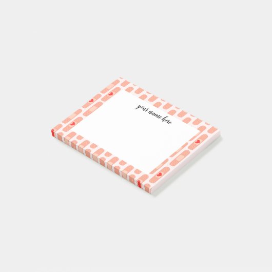 Post-it® Notes postales de l'infirmière personnalisée (Incliné)