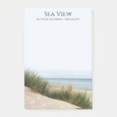 Post-it® Notes postales de Sea View Beach Dunes (Devant)