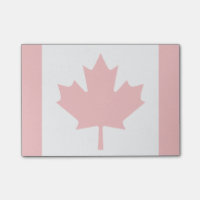 Notes postales du drapeau du Canada