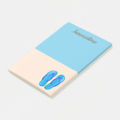 Post-it® Notes postales du jour de la plage (Incliné)