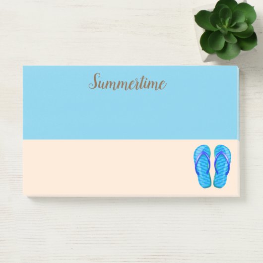 Post-it® Notes postales du jour de la plage (Bureau)