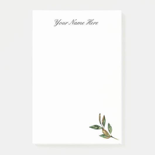 Post-it® Notes postales feuilletées personnalisées (Devant)