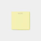 Post-it® Notes postales jaunes personnalisées (Devant)