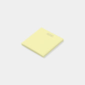 Post-it® Notes postales jaunes personnalisées (Incliné)