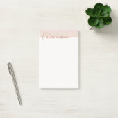 Post-it® Notes postales Pastel simple - Brown (Bureau)