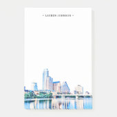 Post-it® Notes postales personnalisées Autin Texas Skyline (Devant)