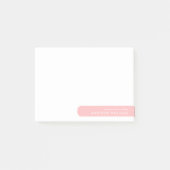 Post-it® Notes postales personnalisées avec nom (Devant)