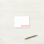Post-it® Notes postales personnalisées avec nom (Sur un bureau)