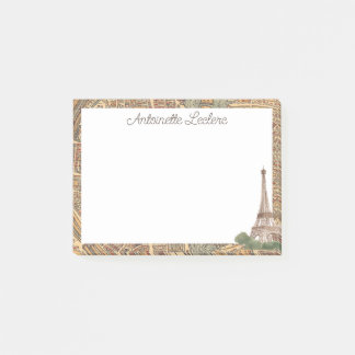 Post-it® Notes postales personnalisées de la tour Eiffel