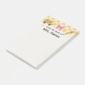 Post-it® Notes postales personnalisées de l'enseignant en t (Incliné)