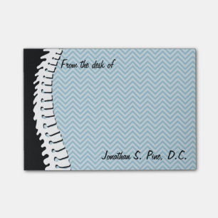 Post-it® Notes postales personnalisées de Spine et Chevron