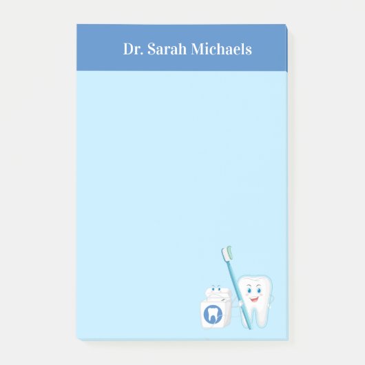 Post-it® Notes postales personnalisées du bureau des dentis (Devant)