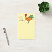 Post-it® Notes postales personnalisées du coq (Bureau)