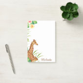 Post-it® Notes postales personnalisées Jungle Safari Giraff (Bureau)