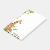 Post-it® Notes postales personnalisées Jungle Safari Giraff (Incliné)