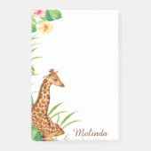 Post-it® Notes postales personnalisées Jungle Safari Giraff (Devant)