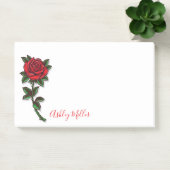 Post-it® Notes postales personnalisées Red Rose (Bureau)