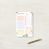 Post-it® Notes postales quotidiennes du planificateur et de (Sur un bureau)