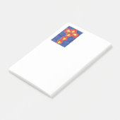 Post-it® Notes postales verticales Motif croisé (Incliné)