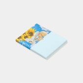 Post-it® Notes Poster Notes, Sunflower Baby Angel Floral (Incliné)