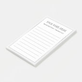 Post-it® Notes postérieures à l'avis du thérapeute respirat (Incliné)